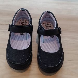 Stride Rite black sparkling Mary Jane Sneakers